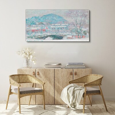 Vászonkép Téli táj