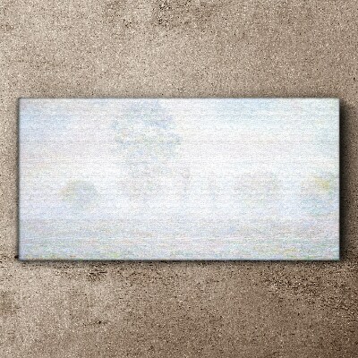 Vászonkép Ködös táj