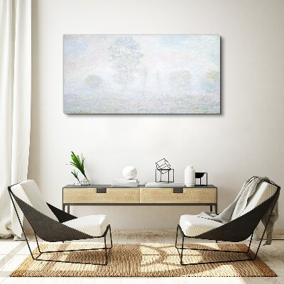 Vászonkép Ködös táj