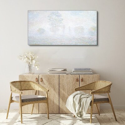 Vászonkép Ködös táj