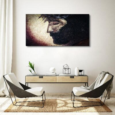 Vászonkép Portré töviskoronával