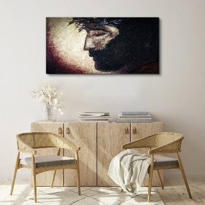 Vászonkép Portré töviskoronával