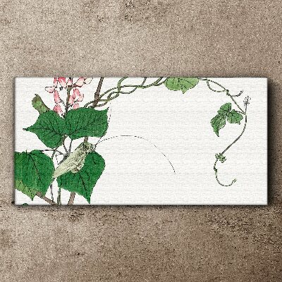 Vászonkép Virágok és rovarok harmóniában