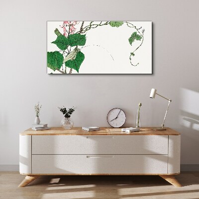 Vászonkép Virágok és rovarok harmóniában