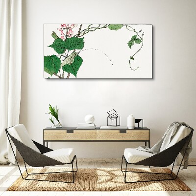 Vászonkép Virágok és rovarok harmóniában