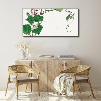 Vászonkép Virágok és rovarok harmóniában