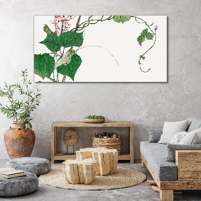 Vászonkép Virágok és rovarok harmóniában