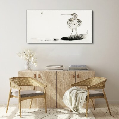 Vászonkép Madár minimalista háttérrel