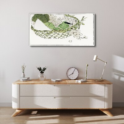 Vászonkép Zöld gyümölcskosár