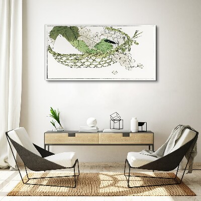 Vászonkép Zöld gyümölcskosár