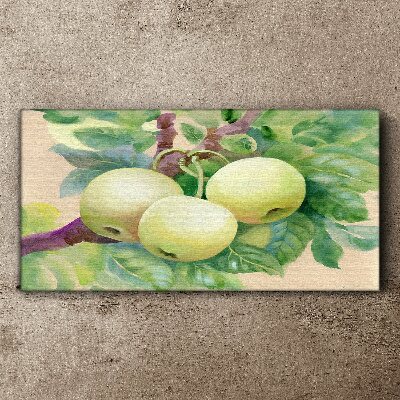 Vászonkép Almás kert pasztell színekben