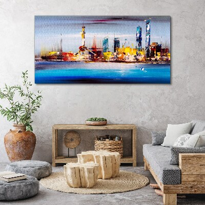 Vászonkép Modern városképi panoráma