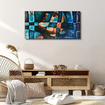 Vászonkép Színes érzelmek töredékei