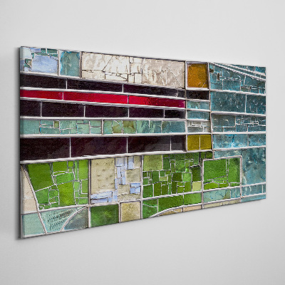 Vászonkép Absztrakt táj üveg