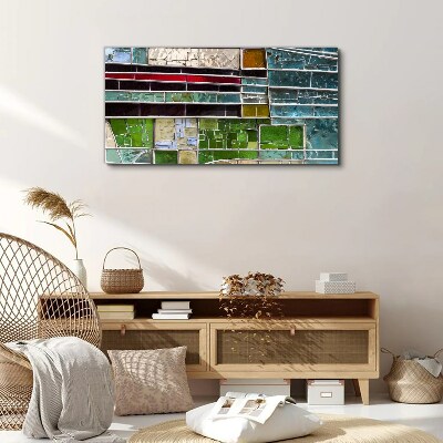 Vászonkép Absztrakt táj üveg