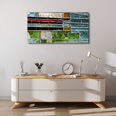 Vászonkép Absztrakt táj üveg