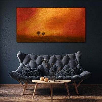 Vászonkép Naplemente a horizonton