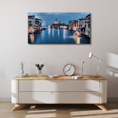 Vászonkép Velence az esti fényben