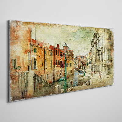 Vászonkép Velence pasztell árnyalatokban