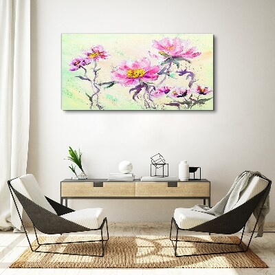 Vászonkép Virágos álmok finom árnyalatokban