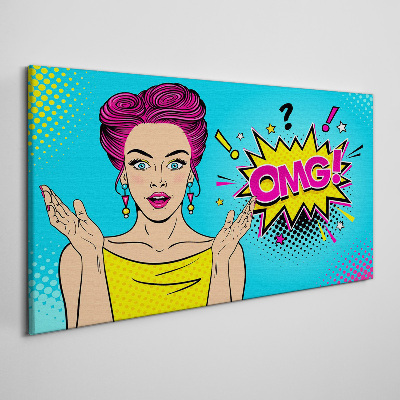 Vászonkép Pop Art meglepetés