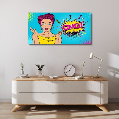 Vászonkép Pop Art meglepetés