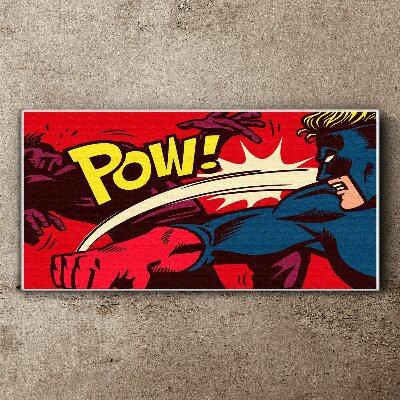 Vászonkép Szuperhős akcióban