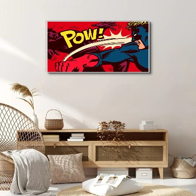 Vászonkép Szuperhős akcióban