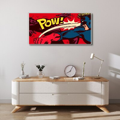 Vászonkép Szuperhős akcióban