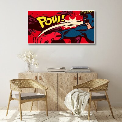 Vászonkép Szuperhős akcióban