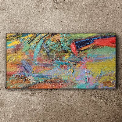 Vászonkép Színes absztrakt táj