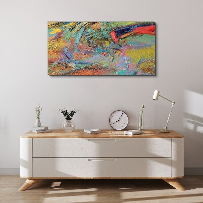 Vászonkép Színes absztrakt táj
