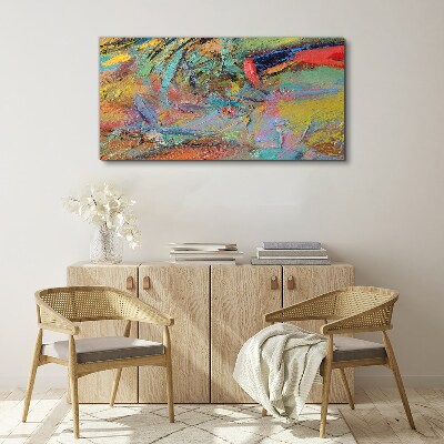Vászonkép Színes absztrakt táj