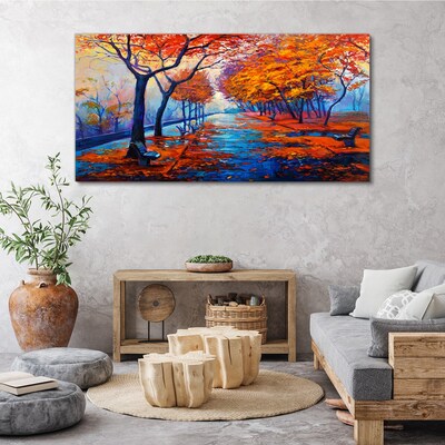 Vászonkép Őszi sikátor