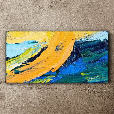 Vászonkép A színek hulláma mozgásban