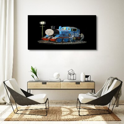 Vászonkép Thomas és barátai éjjel