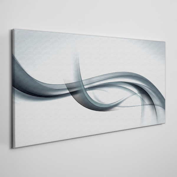 Vászonkép Szürke árnyalatú hullámok