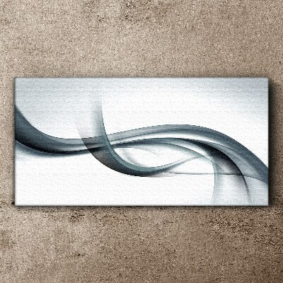 Vászonkép Szürke árnyalatú hullámok