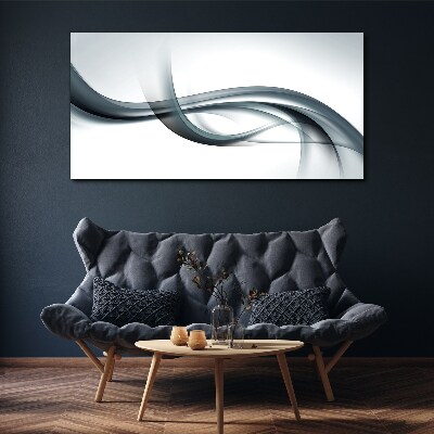 Vászonkép Szürke árnyalatú hullámok
