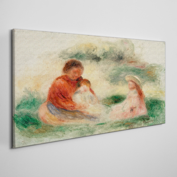 Vászonkép Családi pasztell színekben