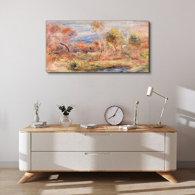 Vászonkép Táj pasztell árnyalatokban