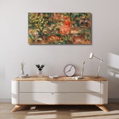 Vászonkép Nyári délután a kertben