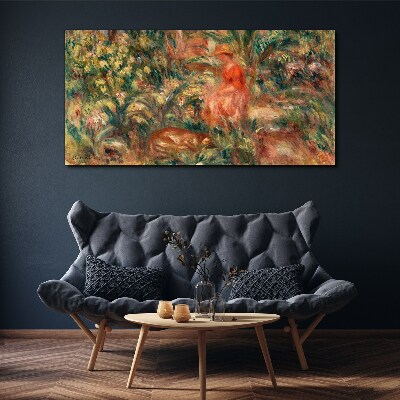 Vászonkép Nyári délután a kertben