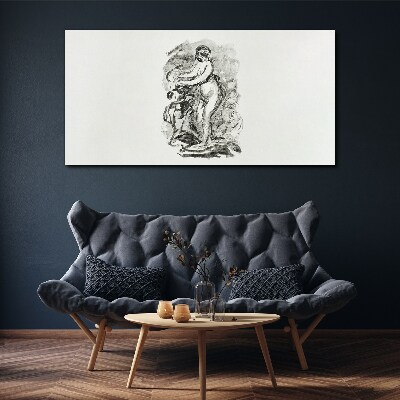 Vászonkép Mozgó figura