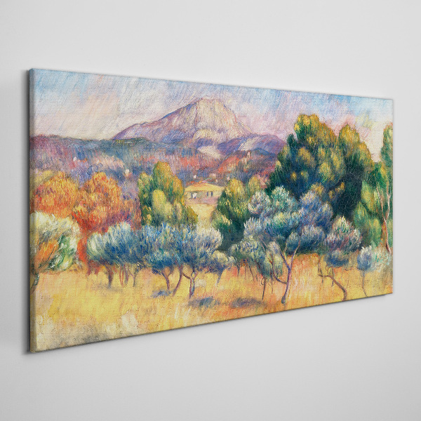 Vászonkép Színes hegyi táj