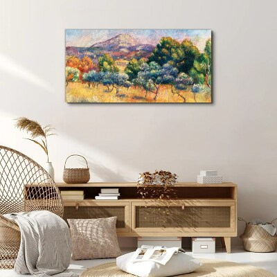 Vászonkép Színes hegyi táj