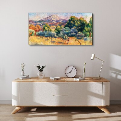 Vászonkép Színes hegyi táj