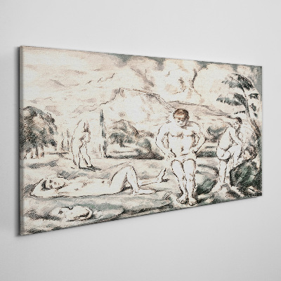 Vászonkép Jelenet a természetből