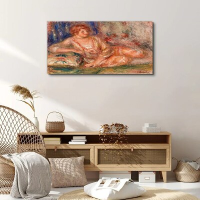 Vászonkép Egy csendes pillanat virágokkal a háttérben