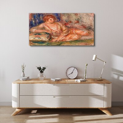 Vászonkép Egy csendes pillanat virágokkal a háttérben